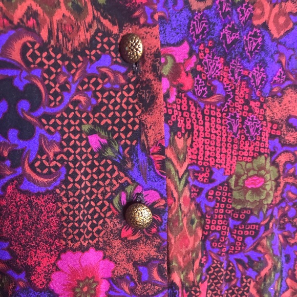 Vintage michelle stuart blouse medium - Picture 4 of 5